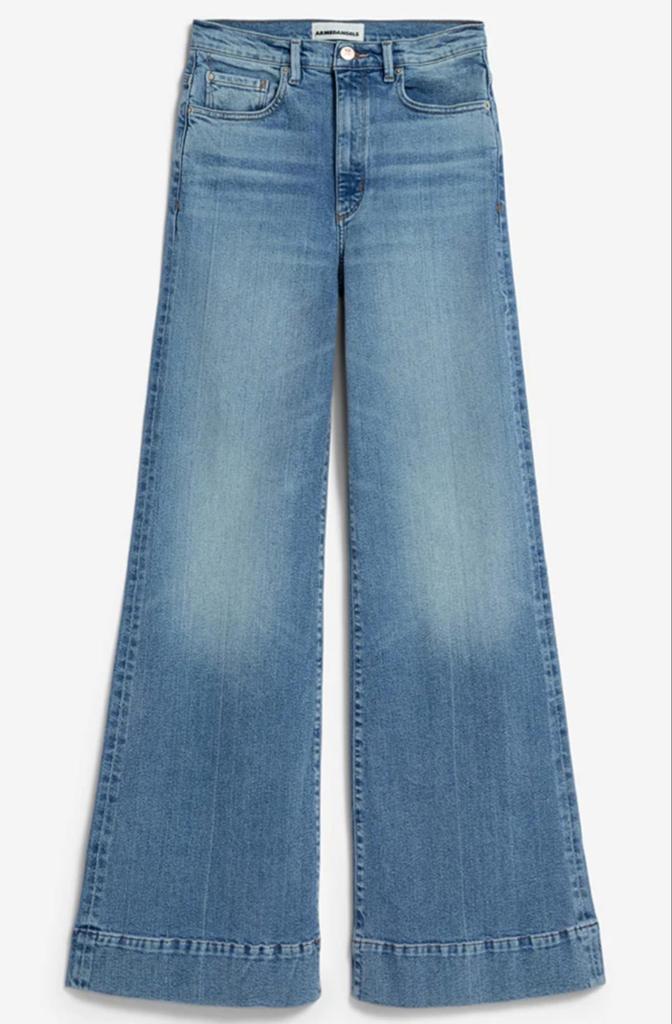 Armedangels murliaa high waist wide leg 30/32 nieuw, Verzenden, Nieuw, Blauw, W30 - W32 (confectie 38/40)