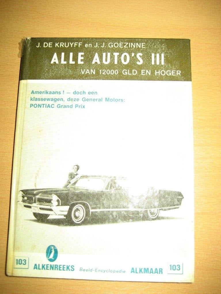 Alle auto's III 103 Van 12.000 en hoger Alkenreeks, Ophalen, Zo goed als nieuw, Algemeen