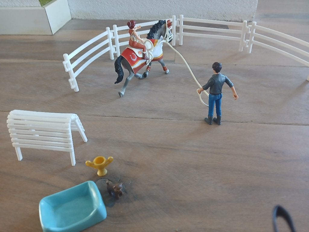 Schleich Horse Club Voltige Set - Gebruikt, Nette Staat, Ophalen, Gebruikt