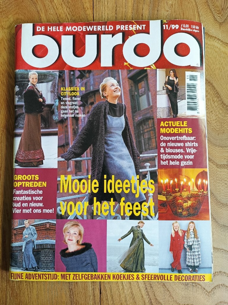Burda november 1999, Overige typen, Vrouw, Zo goed als nieuw, Burda