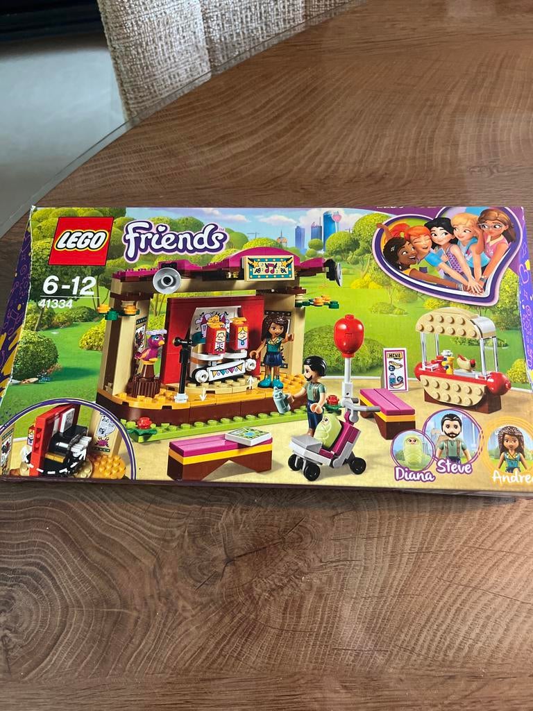 LEGO Friends 41334 Andrea's Parkoptreden - Nieuw in doos, Lego, Nieuw, Friends, Ophalen of Verzenden