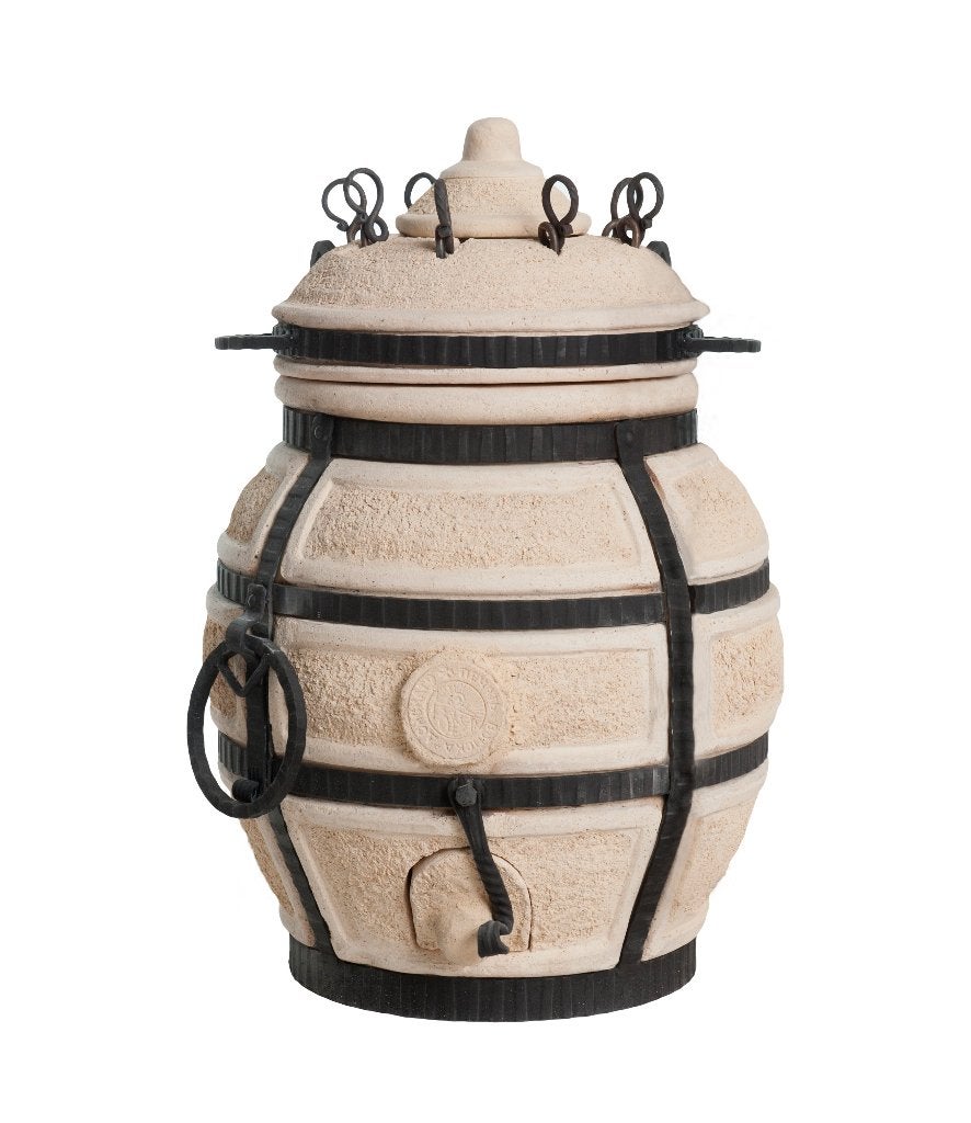 Tandoor Don Sarmat - Keramische houtgestookte BBQ oven-57kg, Ophalen of Verzenden, Nieuw, Kamado, Met accessoires