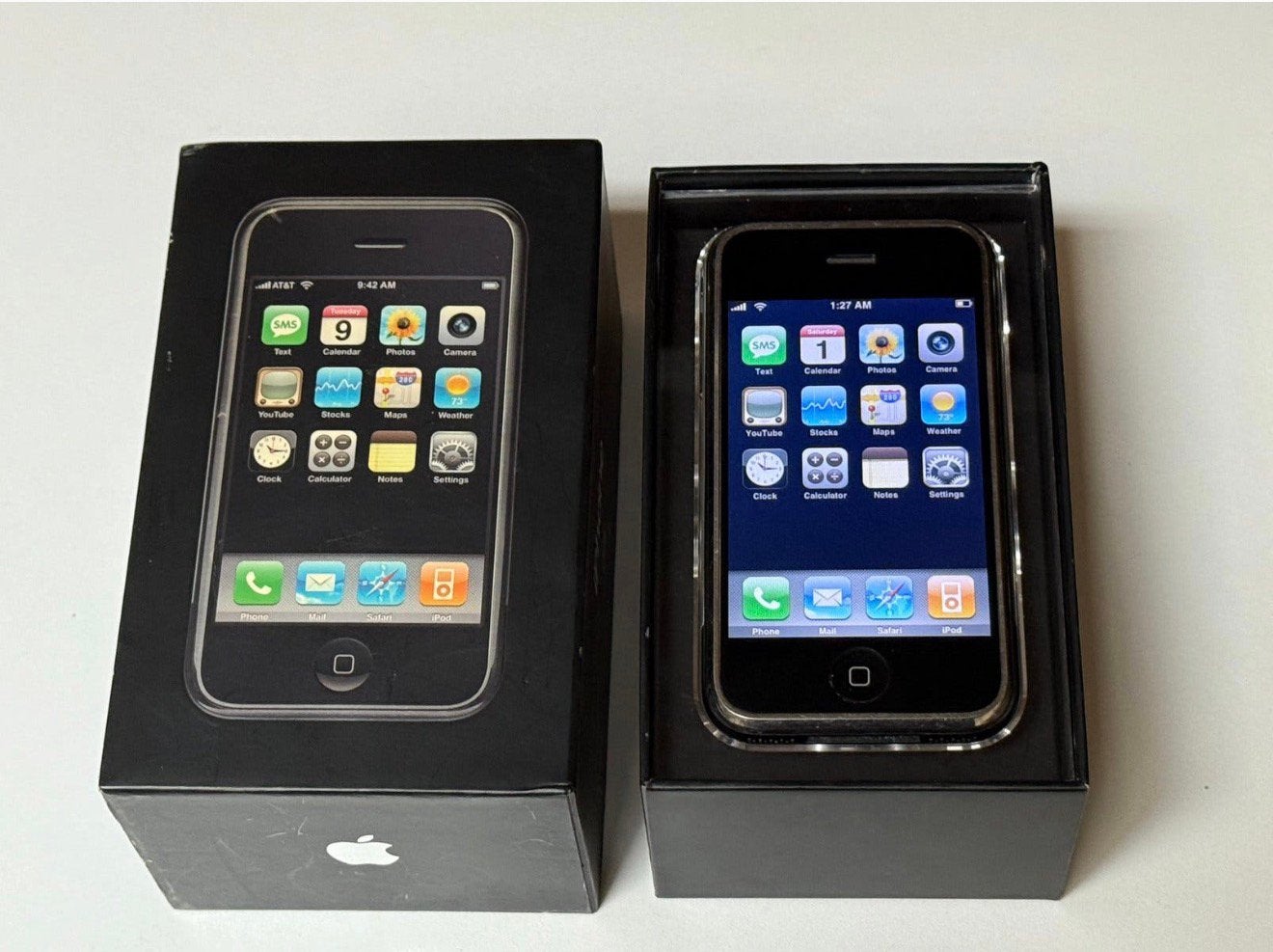 iPhone 2G 8GB met iOS 1.0 UNIEK!!, Ophalen of Verzenden, 8 GB, IPhone 2G Original