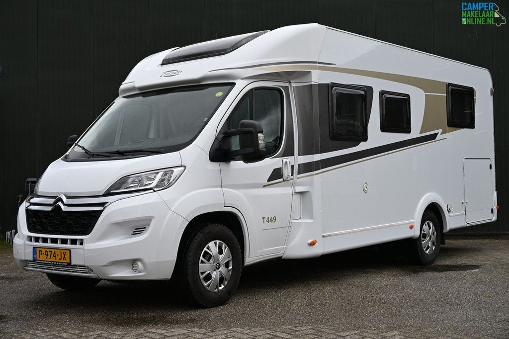 Carado T 449, Caravans en Kamperen, Campers, 7 tot 8 meter, Bedrijf, Airbags, Half-integraal