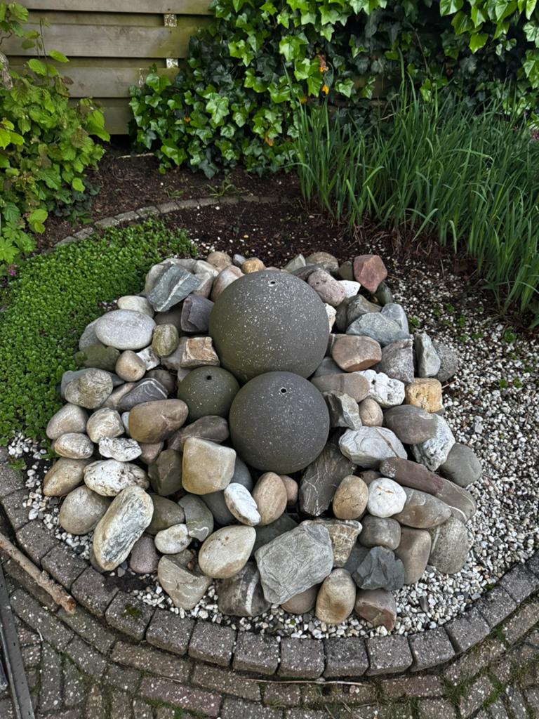 Water ornament beton, Tuin en Terras, Ophalen of Verzenden, Zo goed als nieuw, Grijs, Overige typen