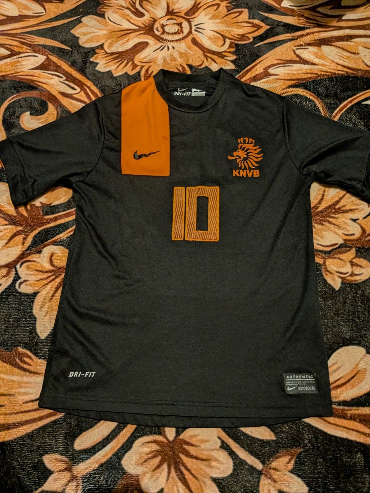 Nederlands elftal shirt '12 Sneijder M, Maat 48/50 (M), Zwart, Nike, Ophalen of Verzenden
