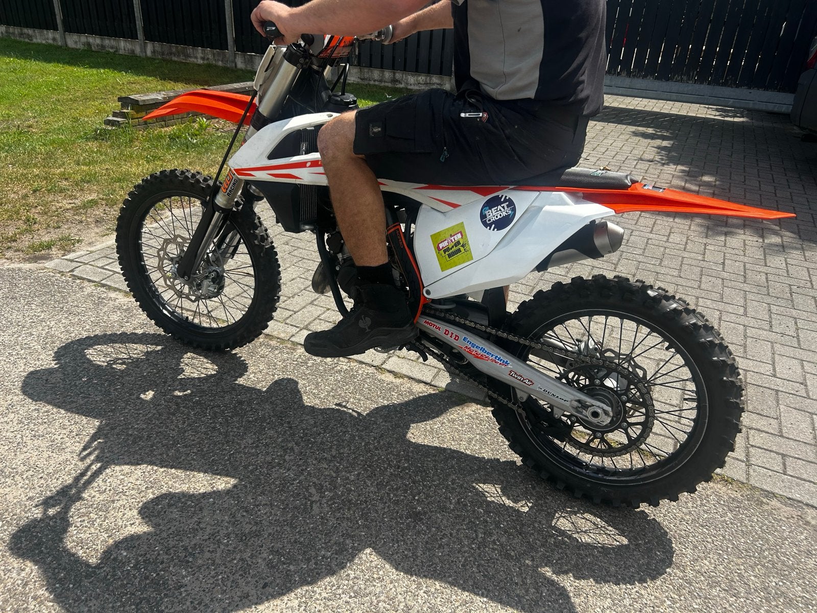 KTM Crossmotor 125SX, Ophalen