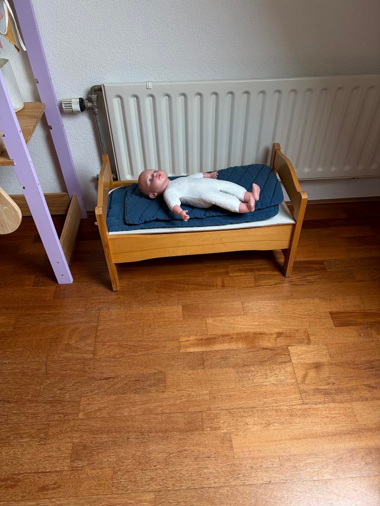 Poppenbedje met dekbed en slaapzak, Ophalen, Gebruikt, Overige typen