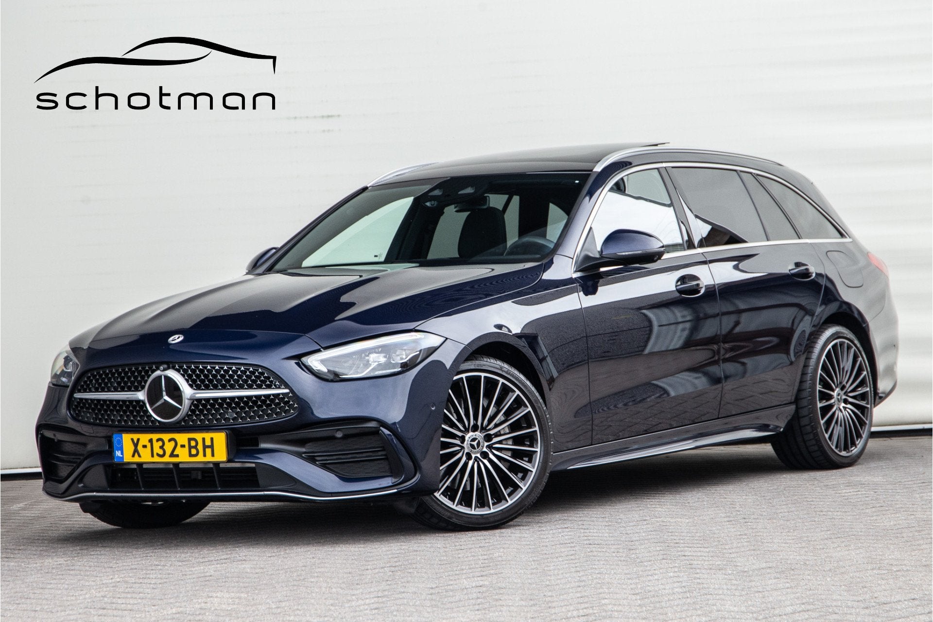 Mercedes-Benz C-Klasse Estate 300 e AMG Premium, Pano, Distr, Auto's, Automaat, Dealer onderhouden, Achterwielaandrijving, 4 cilinders
