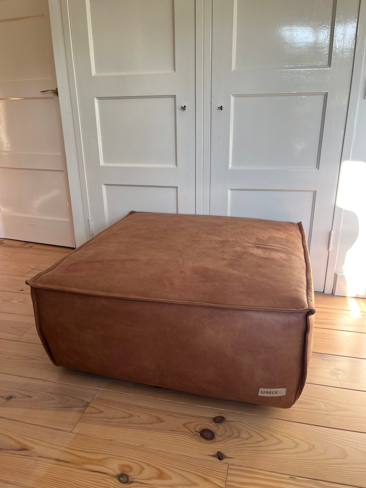 Umix hocker poef, Ophalen, Vierkant, 75 tot 100 cm, Zo goed als nieuw