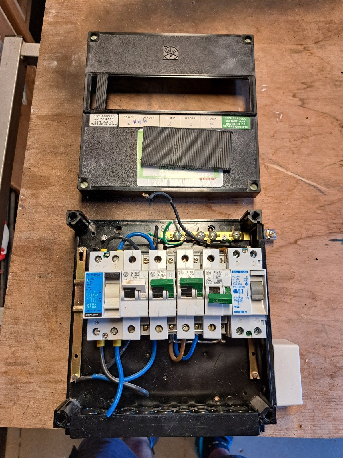 Oude schakelkast / meterkast / stoppenkast, Ophalen of Verzenden, Gebruikt, Overige typen