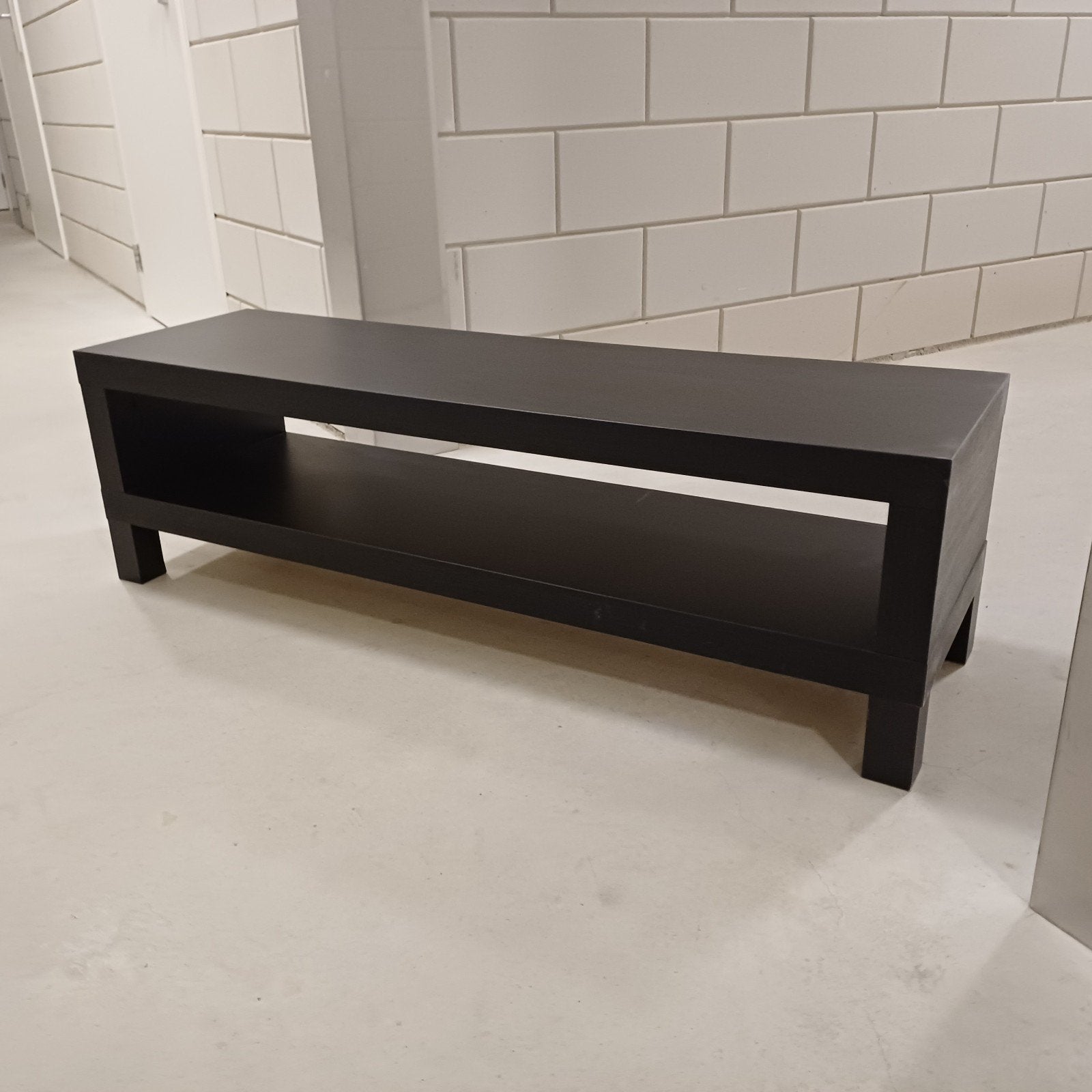 IKEA Multifunctioneel Meubel - TV-meubel - 120x36x35 cm, Ophalen, 100 tot 150 cm, Glas, Zo goed als nieuw