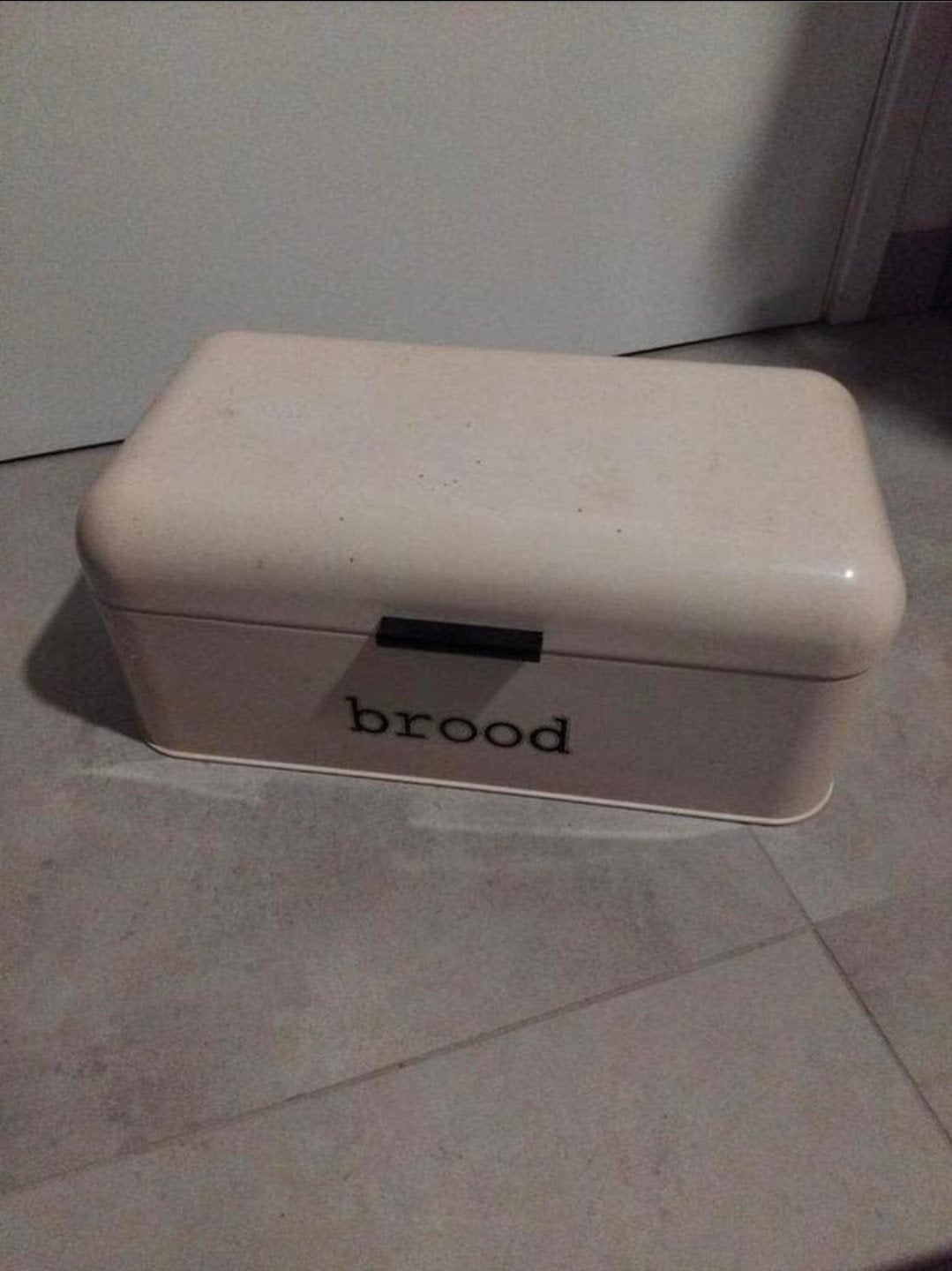 broodtrommel vintage broodbak ijzer prijs 5, Ophalen of Verzenden