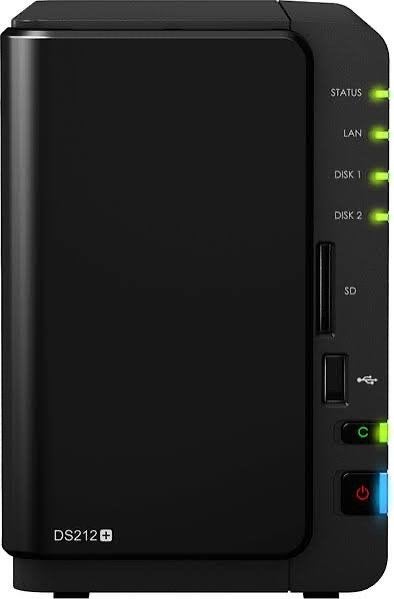Synology DS212+ NAS - Zonder harde schijven, Gebruikt, Server, HDD, Ophalen of Verzenden