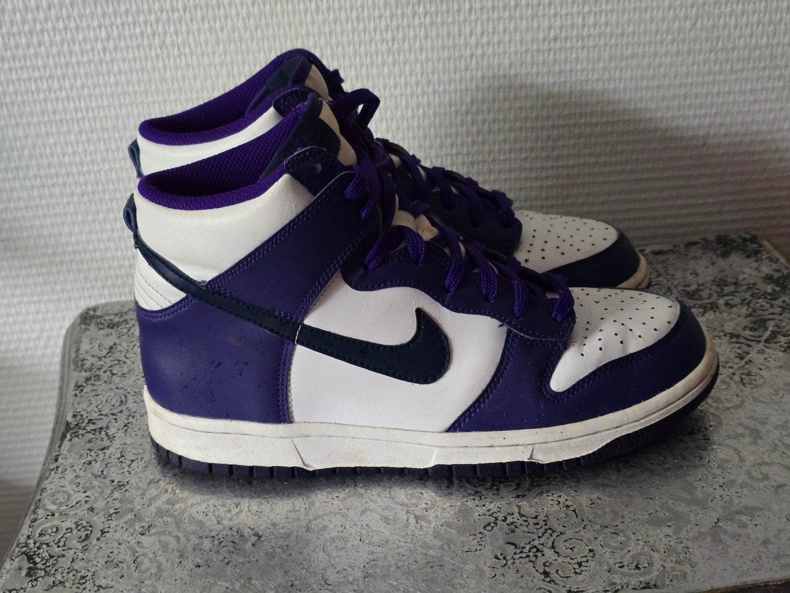 Nike Dunk High 'Electro Purple Midnight Navy sneakers Maat39, Overige kleuren, Nike, Ophalen of Verzenden, Sneakers of Gympen