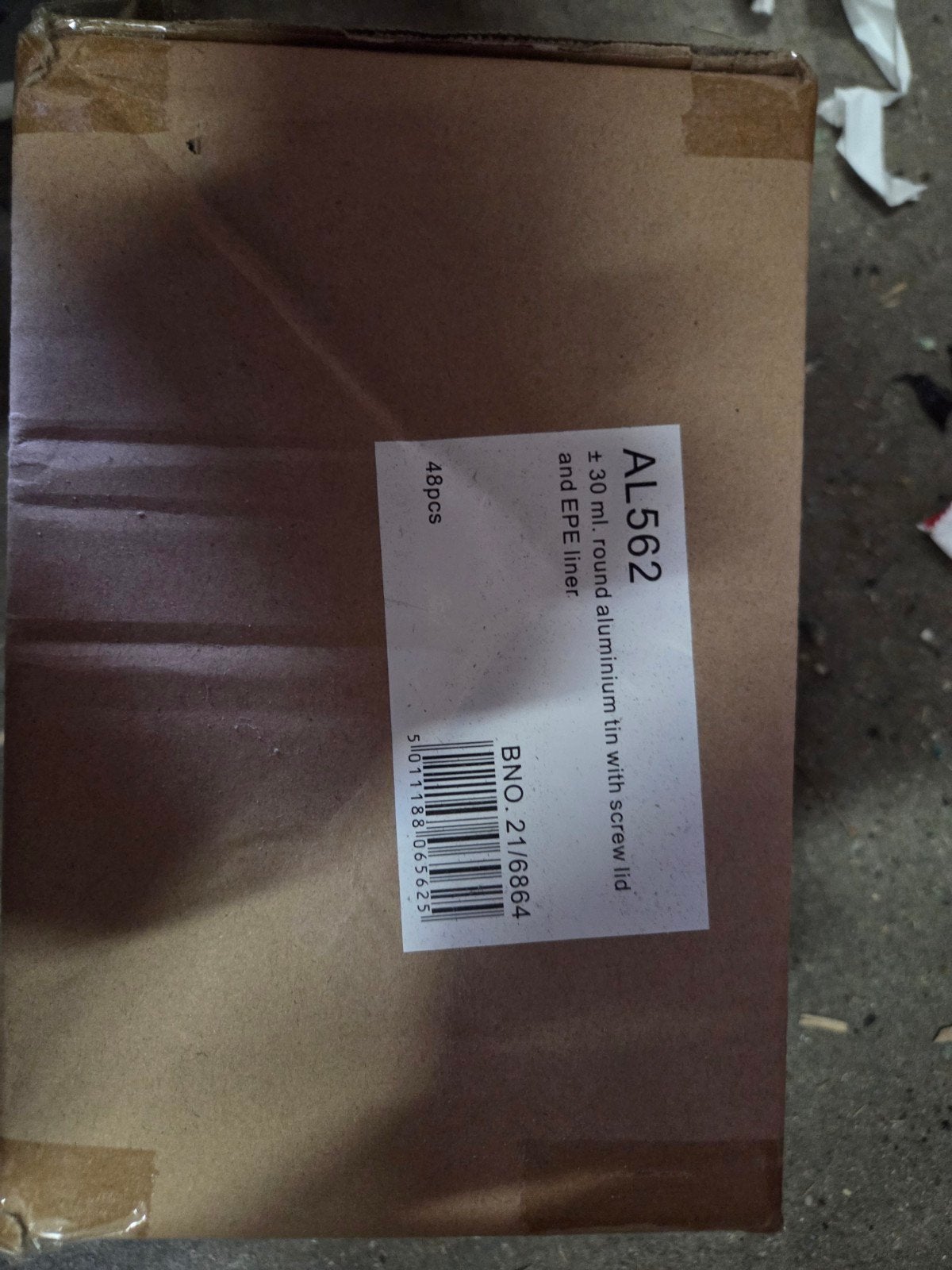 Aluminium rond blikje schroefdeksel pillendoosje, Ophalen of Verzenden, Overige