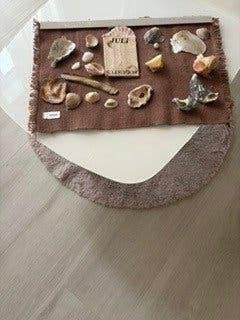 Hele aparte schelpen deur krans of tafel loper, Huis en Inrichting, Woonaccessoires | Kransen, Ophalen, Textiel, Nieuw, Schelpendecoratie