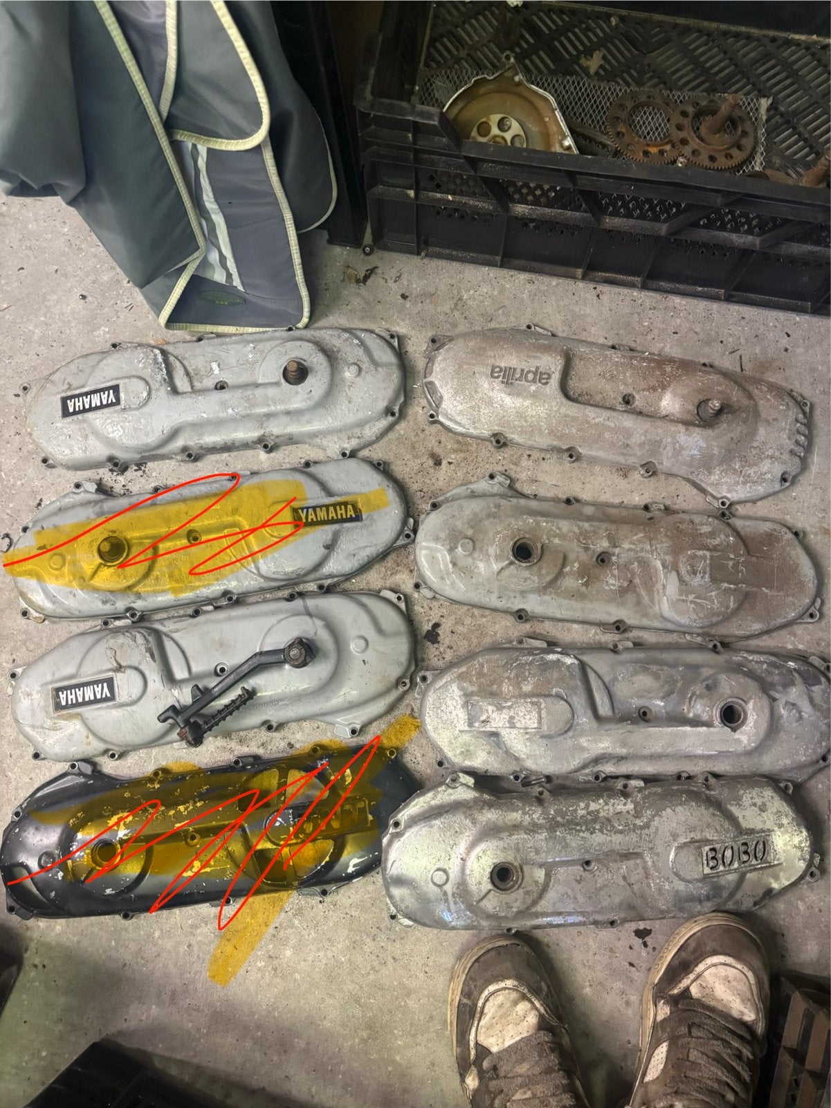 Minarelli Carterkappen van aerox/ in een koop of los, Fietsen en Brommers, Brommeronderdelen | Scooters, Ophalen of Verzenden