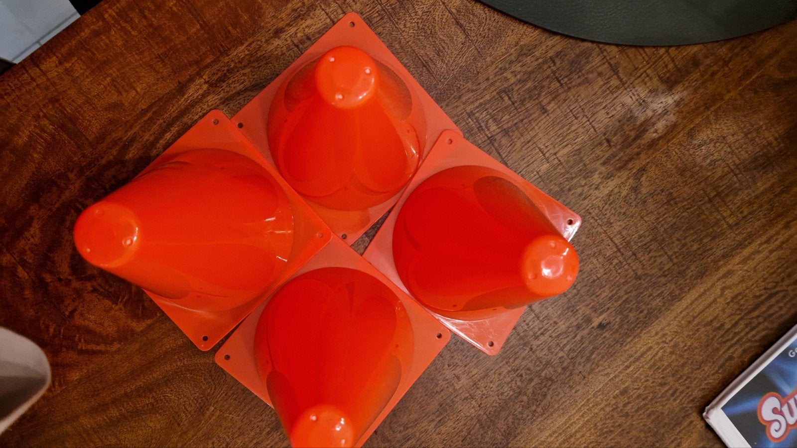 Set van 4 oranje siliconen bakvormen, Kinderen en Baby's, Ophalen of Verzenden, Nieuw