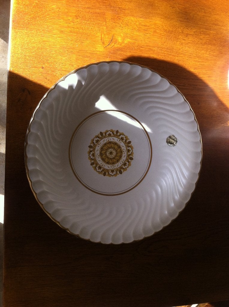 Grote Diepe Ronde Schaal "FLORA" Keramiek Gouda 'Florence', Antiek en Kunst, Ophalen of Verzenden