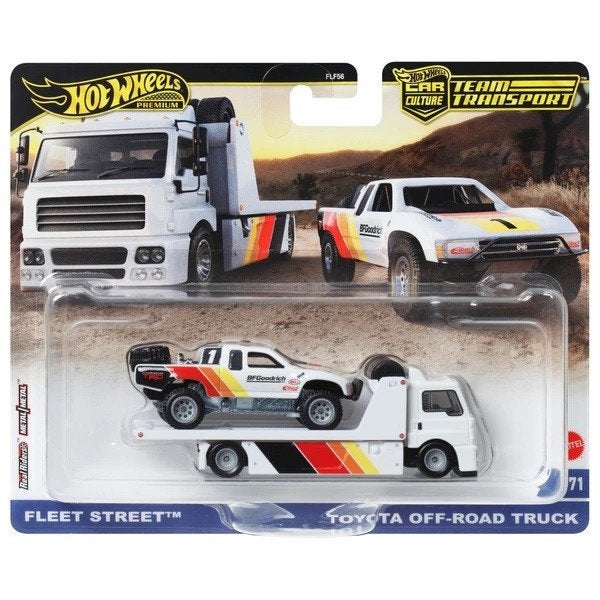 Hotwheels Premium: Team Transport: Fleet Street & Toyota Off, ., Nieuw, Ophalen of Verzenden, .