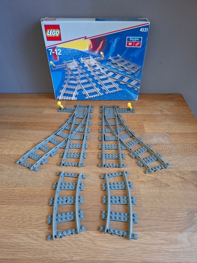 Lego 4531 9v wissels, Kinderen en Baby's, Lego, Ophalen of Verzenden, Zo goed als nieuw, Complete set
