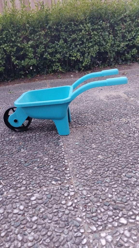 Kinder kruiwagen blauw, Ophalen, Gebruikt
