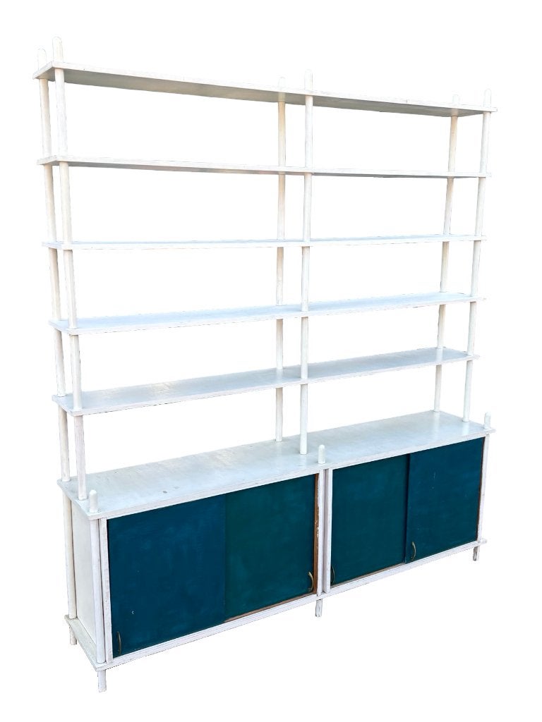 Vintage Stokkenkast Wandkast Opbergmeubel jaren 60, Vintage, Met deur(en), Vintage, Vintage
