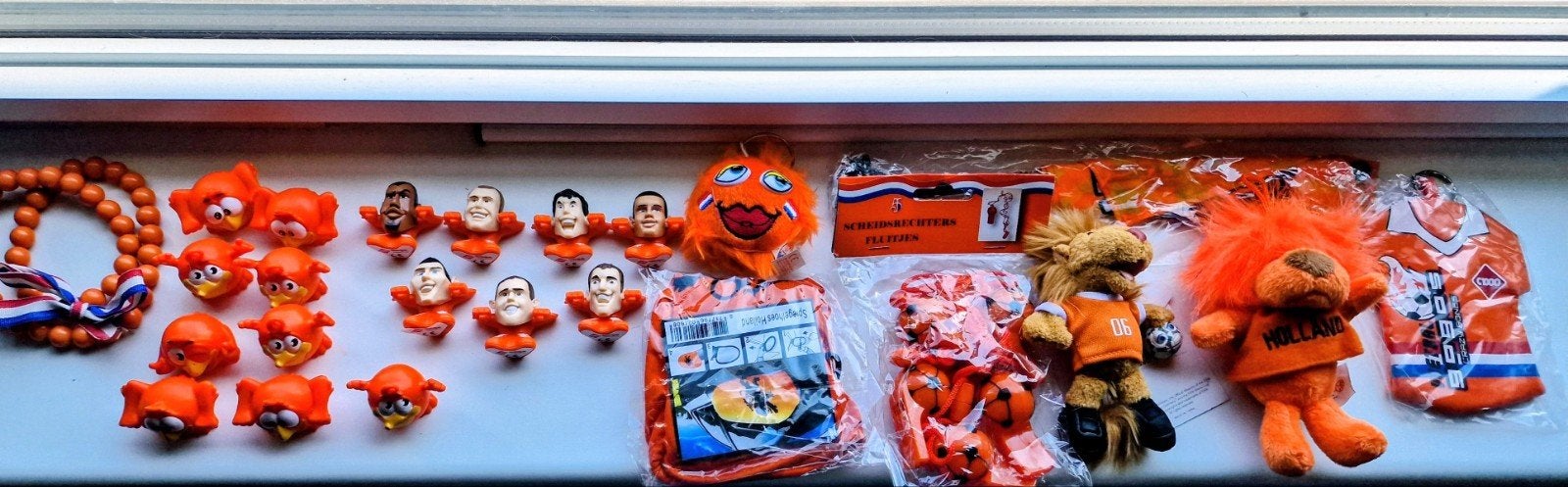 Oranje verzamel items hamsters voetballer, Ophalen of Verzenden, Zo goed als nieuw, Overige sporten, Beeldje of Poppetje