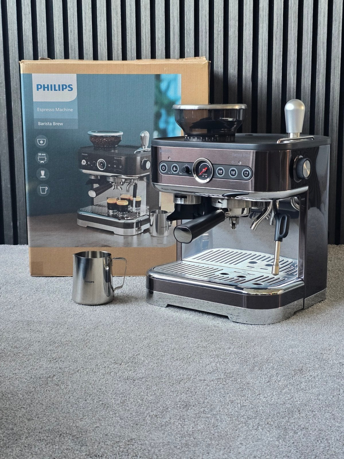 Philips Barista, Witgoed en Apparatuur, Ophalen, Espresso apparaat, Zo goed als nieuw, 2 tot 4 kopjes