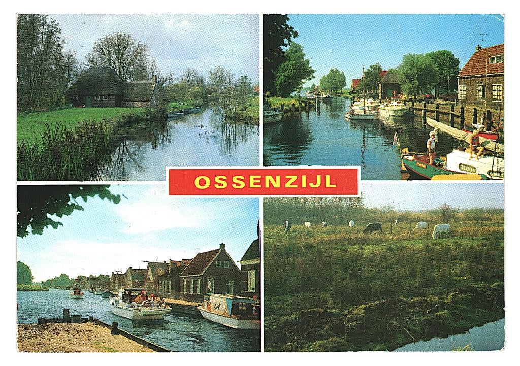 36264	Ossenzijl	Ov jr 70 80	Postzegel afgeweekt, Ophalen of Verzenden, 1960 tot 1980, Gelopen, Overijssel