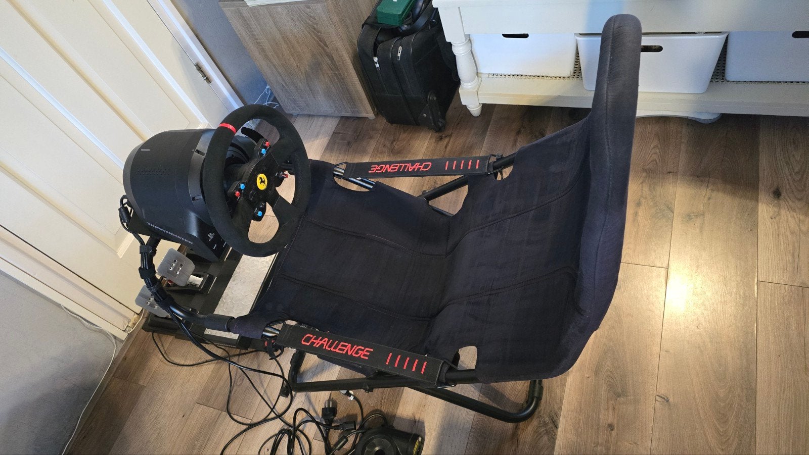 Complete Thrustmaster Setup:T-GT, T-LCM, 599XXEVO, Playseat, Ophalen, Gebruikt