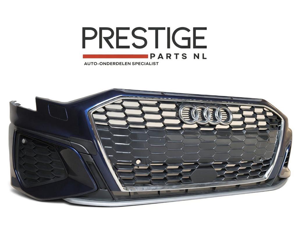 Voorbumper Audi A3 8Y S-Line KLS 6xPDC ORGINEEL BUMPER, Gebruikt, -, Voor, Ophalen of Verzenden