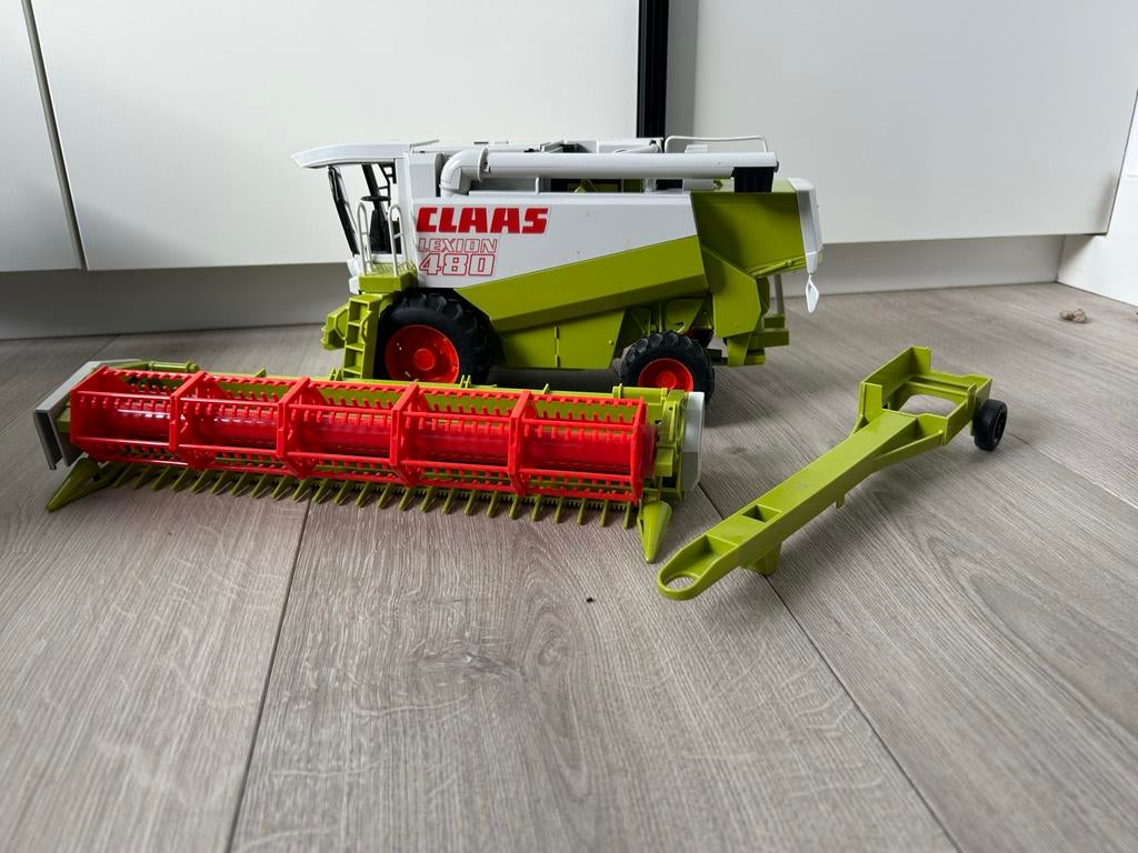 Claas Lexion 480 speelgoed maaidorser, Ophalen, Gebruikt