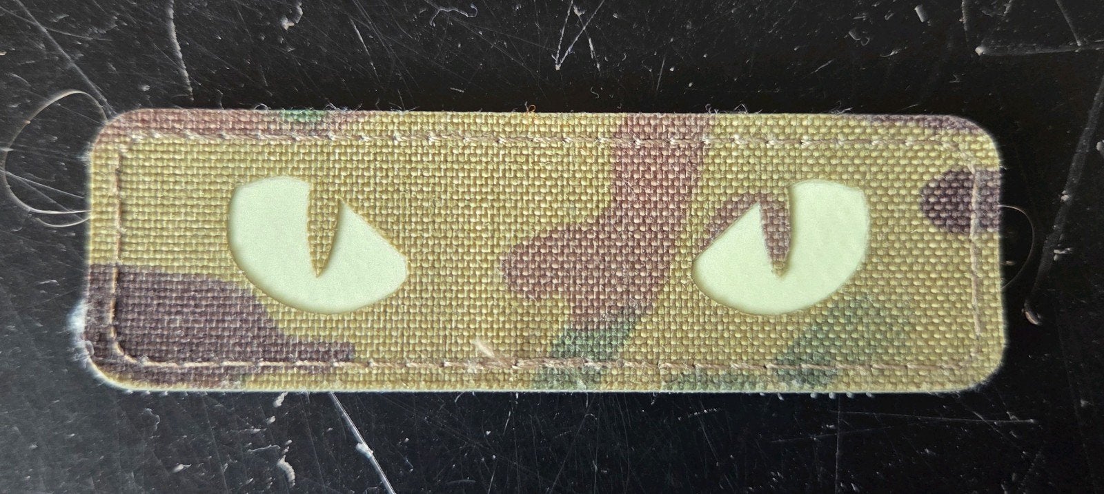 Oekraïnse afschrik ogen patch gecamoufleerd, Ophalen of Verzenden, Landmacht, Overige gebieden, Embleem of Badge