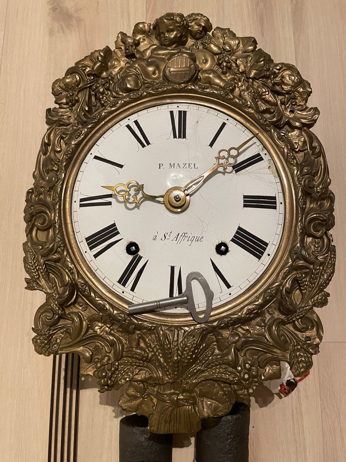 Te koop: mooie antieke klok, Antiek en Kunst, Antiek | Klokken, Ophalen