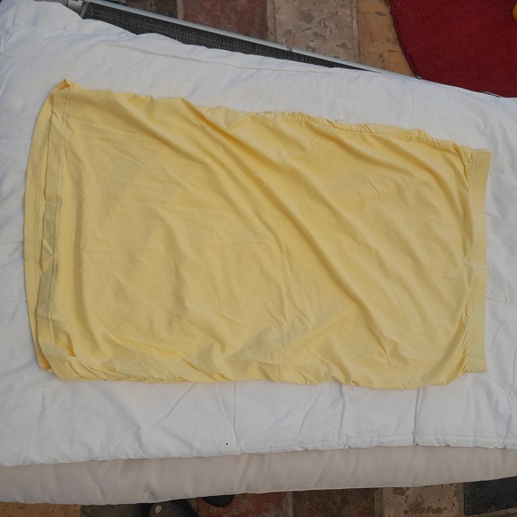 juffrouw jansen top en rok co ord set lichtgeel nieuw, Maat 38/40 (M), Geel, Nieuw, Ophalen of Verzenden