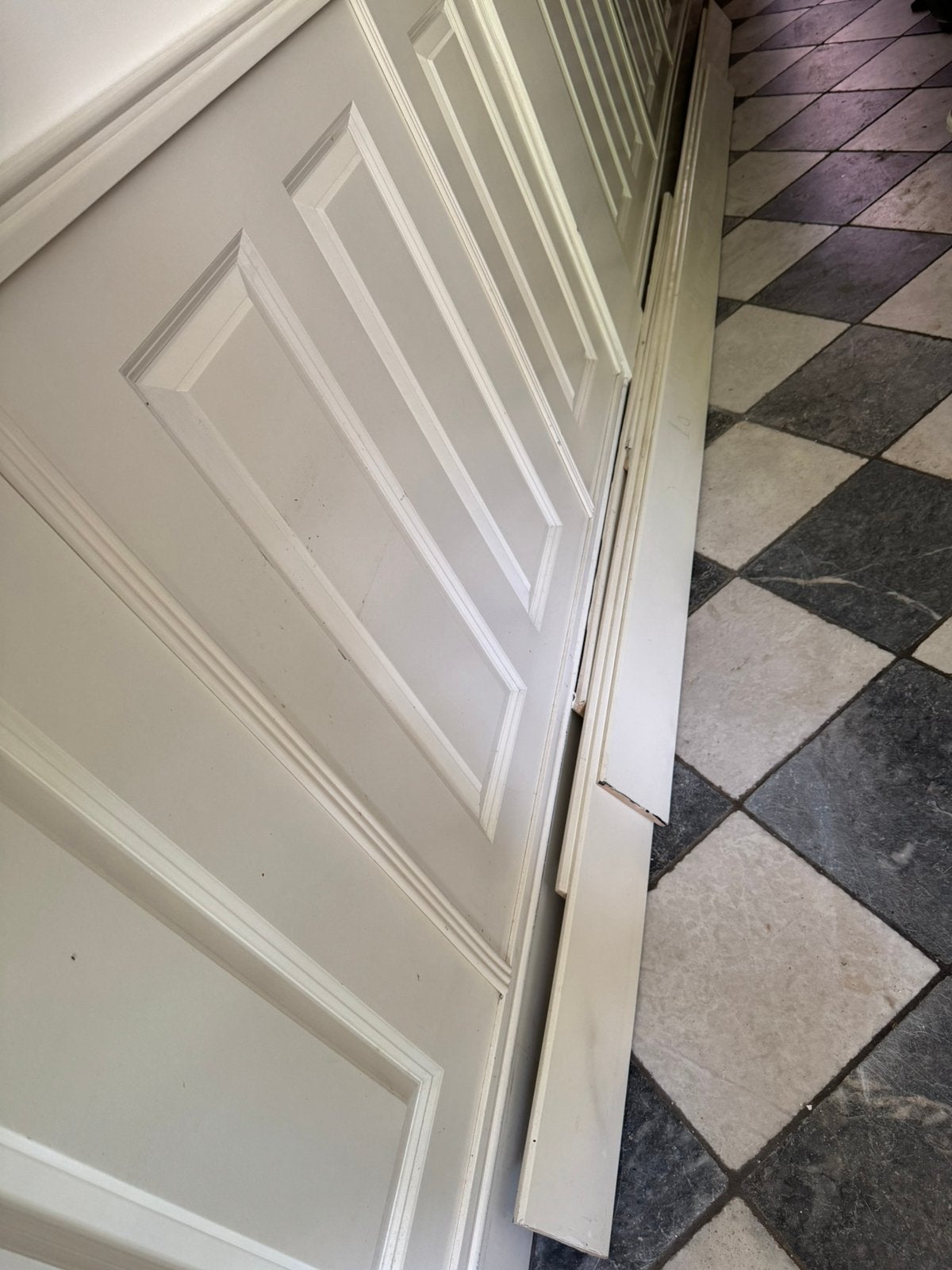 GRATIS ca 13m 12cm hoge MDF plinten, Ophalen, Gebruikt, Mdf, 250 cm of meer