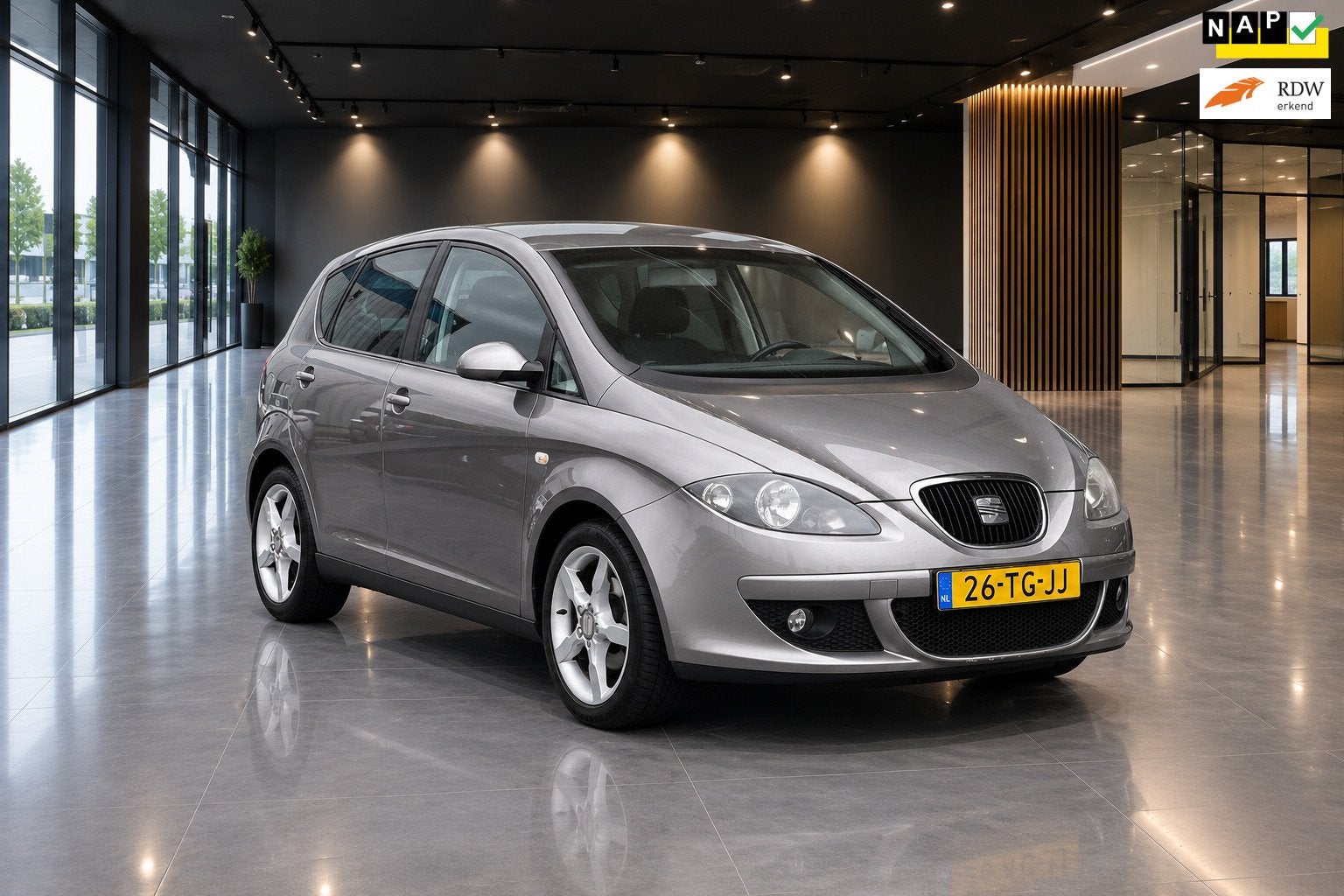 Seat Altea 1.6 LIFESTYLE CLIMA LMV LPG-G3, Auto's, Stof, Gebruikt, 4 cilinders, Grijs