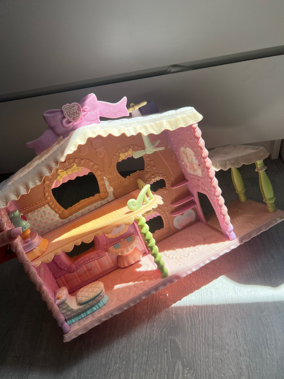 my little pony speelhuis, Ophalen of Verzenden, Zo goed als nieuw, Kunststof