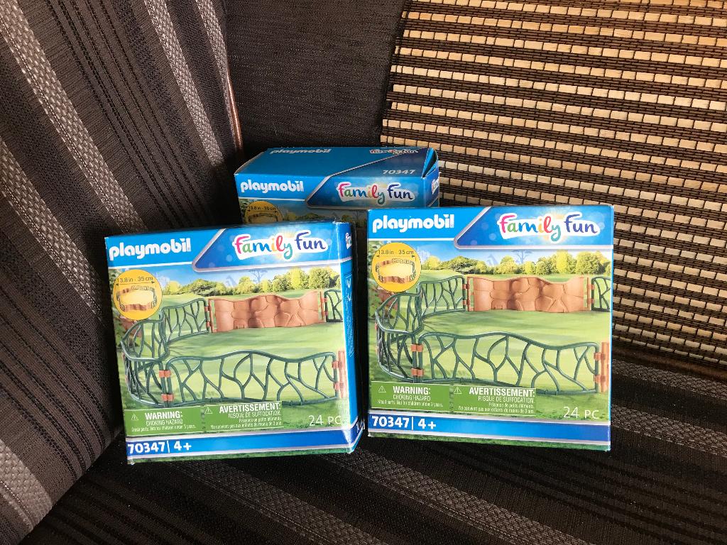 playmobil 70347 hekwerk (3 sets aanwezig), Ophalen of Verzenden, Zo goed als nieuw, Complete set