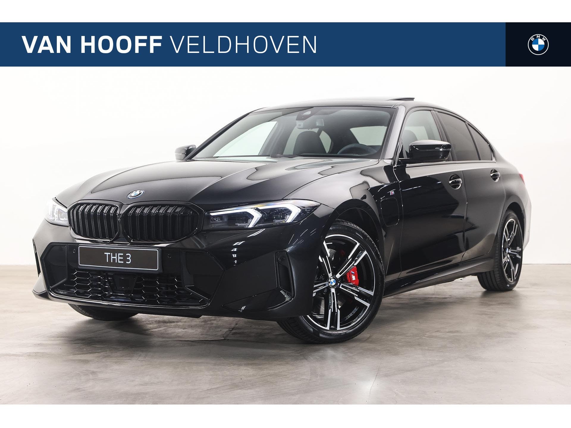 BMW 3 Serie 330e M Sport Automaat / Schuif-kanteldak / M Spo, Automaat, Achterwielaandrijving, 4 cilinders, Zwart