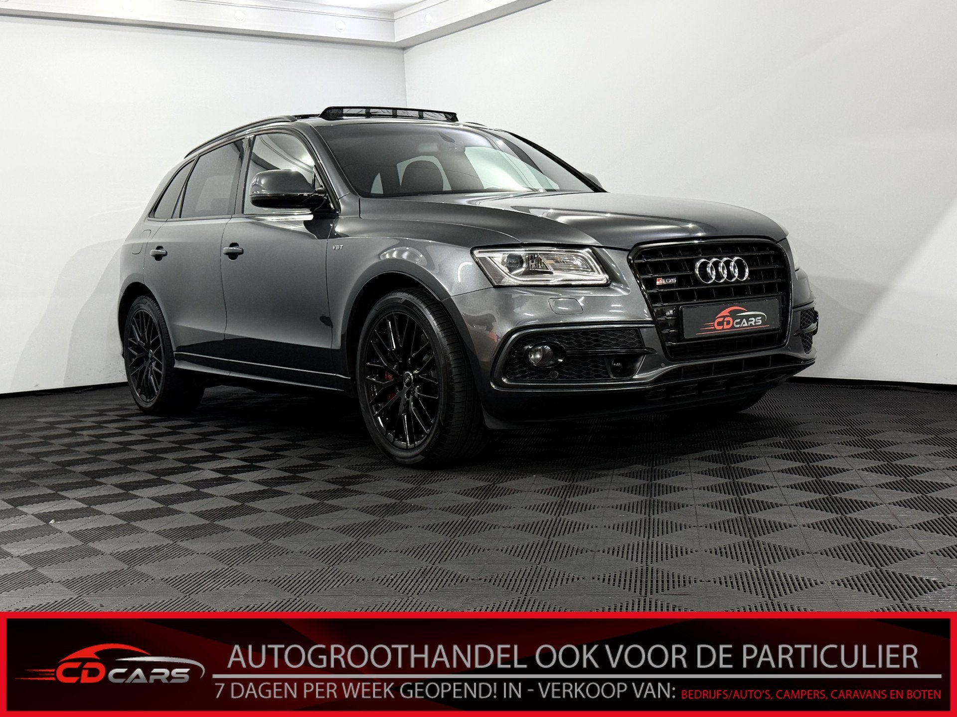 Audi Q5 3.0 TDI SQ5 quattro Pro Line Panoramadak, Leder, Cam, Auto's, Automaat, 15 km/l, Gebruikt, Euro 6