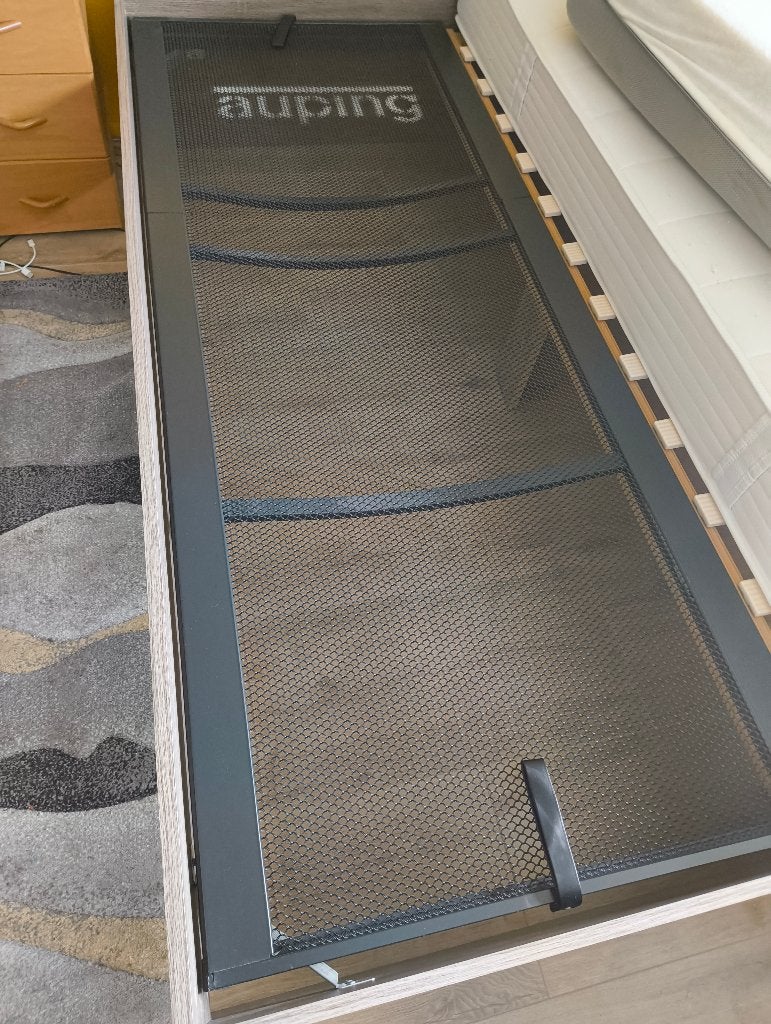 Auping spiraal bedbodem 80x200 (verstelb hoofd- en voeteind), Ophalen, Gebruikt, Eenpersoons, 80 cm