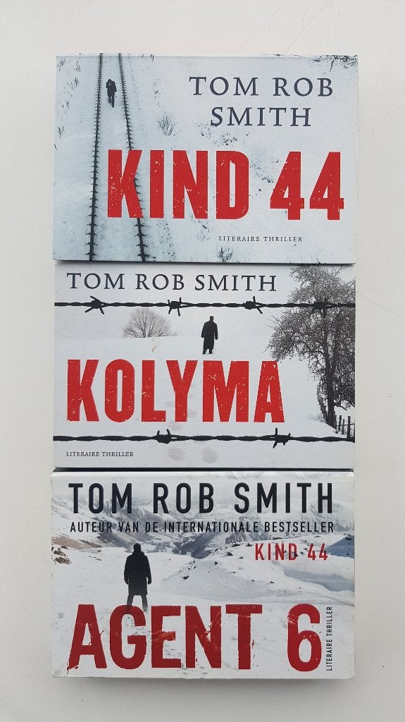 3x Dwarsligger Tom Rob Smith: Kind 44, Kolyma, Agent 6, Boeken, Ophalen of Verzenden, Tom Rob Smith