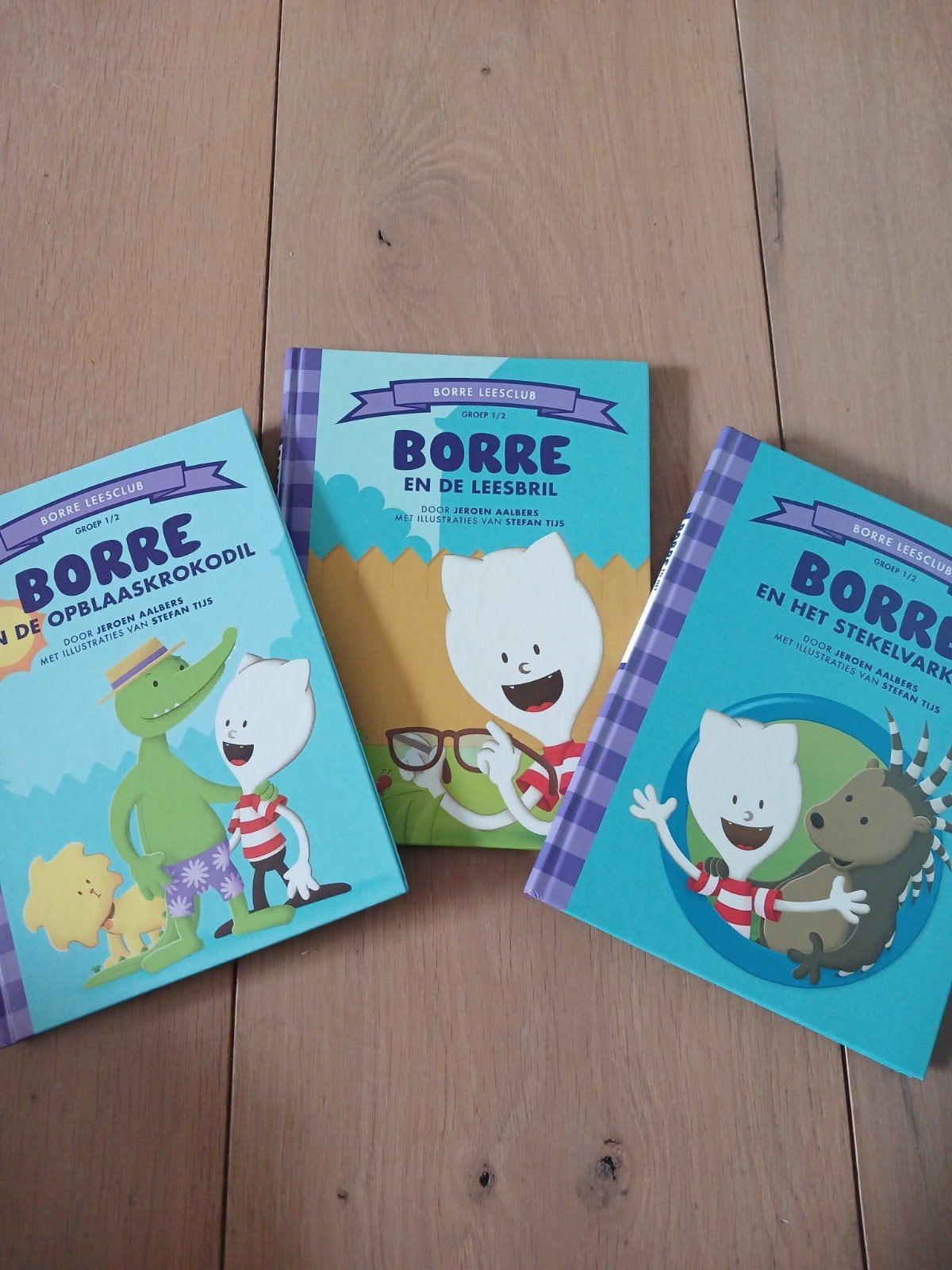 Borre Leesclub Boeken - 3-delige set voor groep 1/2, Ophalen of Verzenden