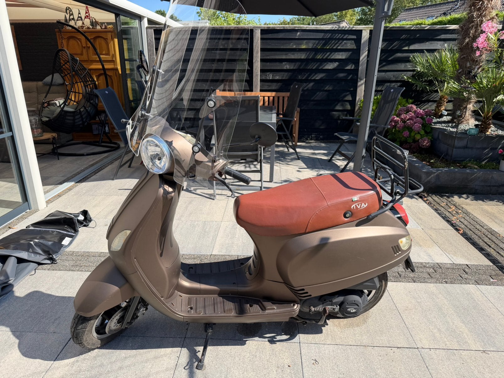 Scooter IVA LUX50 (Blauw kenteken), Fietsen en Brommers, Snorfietsen en Snorscooters, Gebruikt, Benzine, Ophalen, Overige merken