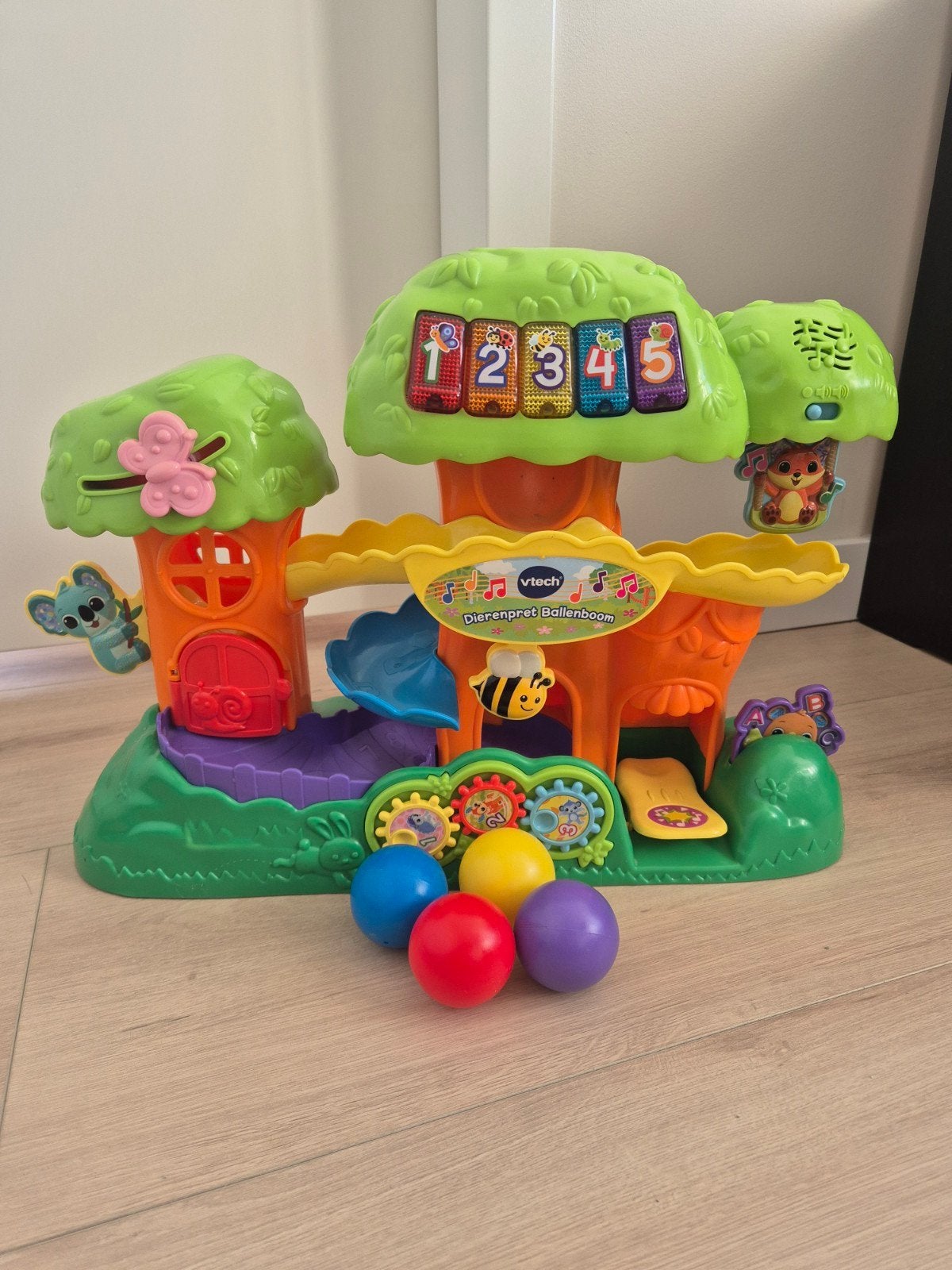 VTech Dierenpret Ballenboom - Interactief Speelgoed, Ophalen of Verzenden, Zo goed als nieuw, Overige typen, Met licht