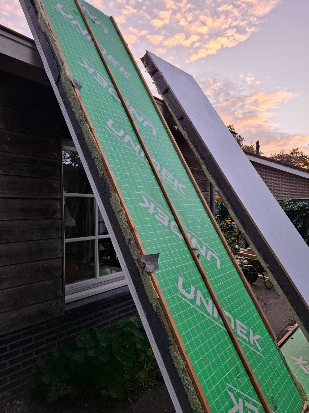 unideck dakplaten, Doe-het-zelf en Verbouw, Ophalen, Gebruikt, Paneel