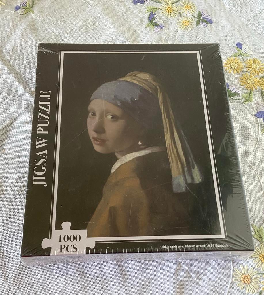 Nieuw - Legpuzzel - Meisje met de Parel 1000 stukjes Puzzel, Ophalen of Verzenden, 500 t/m 1500 stukjes, Nieuw, Legpuzzel